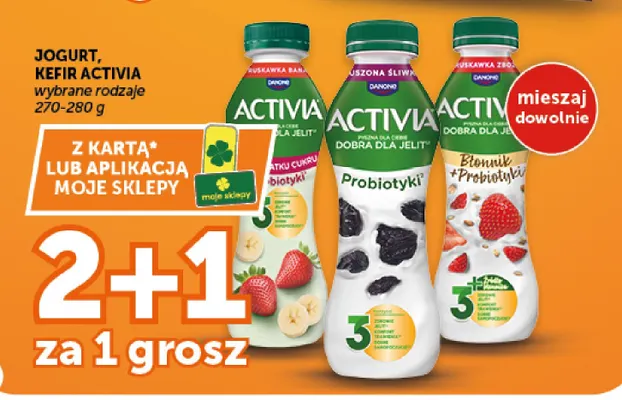 Jogurt Activia suszona śliwka promocja w ABC