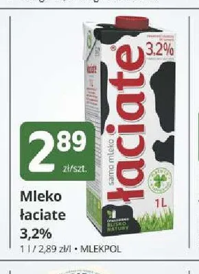 Mleko Łaciate 3,2% promocja w Marketvita