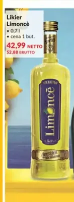 Likier Limoncè promocja w Makro