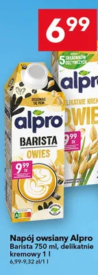 Napój owsiany Barista delikatnie kremowy promocja w LEWIATAN