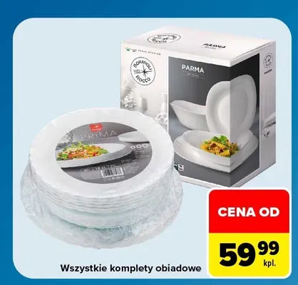 Komplet obiadowy Bormioli Rocco Parma promocja w Carrefour