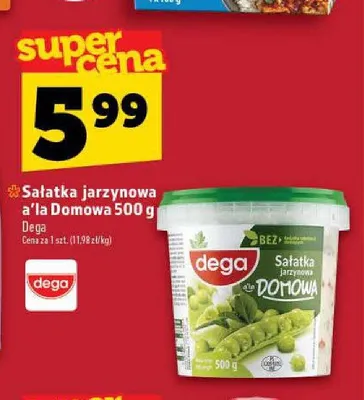 Sałatka jarzynowa a'la Domowa Dega promocja w TOPAZ