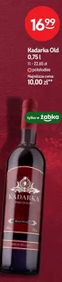 Wino Kadarka Old półsłodkie promocja w Żabka