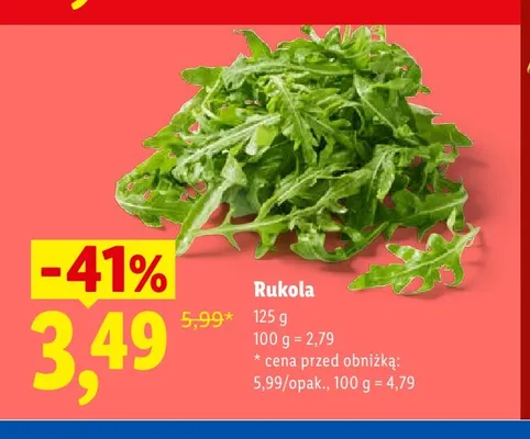Rukola promocja w Lidl