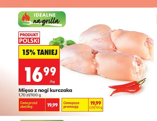 Mięso z nogi kurczaka promocja w Biedronka