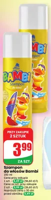 Szampon do włosów Bambi promocja w Dino