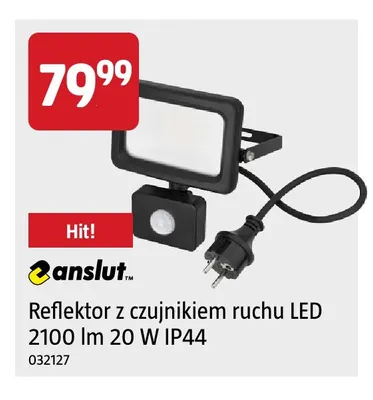 Reflektor z czujnikiem ruchu LED Anslut promocja w Jula