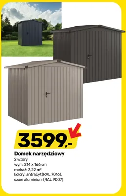 Domek narzędziowy promocja w Bricomarche