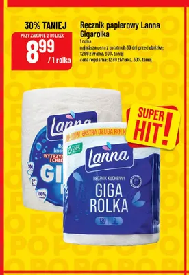 Ręcznik papierowy Lanna Gigarolka promocja w POLOmarket
