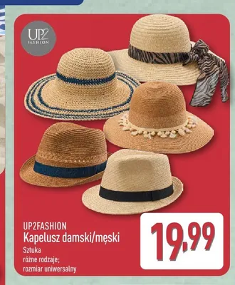Kapelusz damski/męski UP2FASHION promocja w Aldi