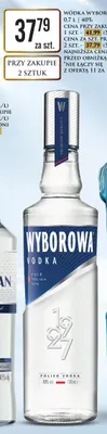 Wódka Wyborowa promocja w Dino