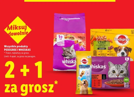 Wszystkie produkty Pedigree i Whiskas promocja w Lidl