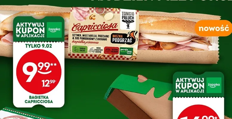 Bagietka Capricciosa promocja w Żabka