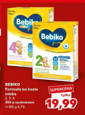 Formuła na bazie mleka 3 Bebiko promocja w Kaufland