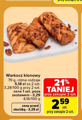 Warkocz klonowy promocja w Carrefour Market