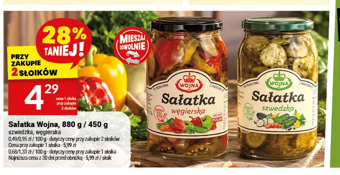 Sałatka węgierska Wojna promocja w Twój Market