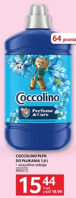 Płyn do płukania Coccolino Perfume & Care 1,6L promocja w Selgros