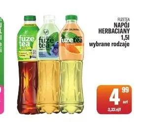Napój herbaciany FuzeTea Black Tea Peach promocja w Tomi Markt