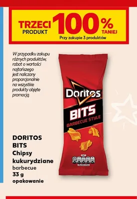 Chipsy kukurydziane Doritos Bits barbecue promocja w Kaufland