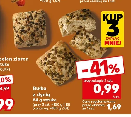 Bułka z dynią promocja w Kaufland