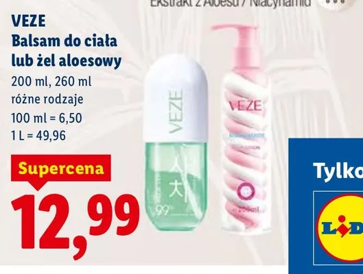 Balsam do ciała lub żel aloesowy promocja w Lidl