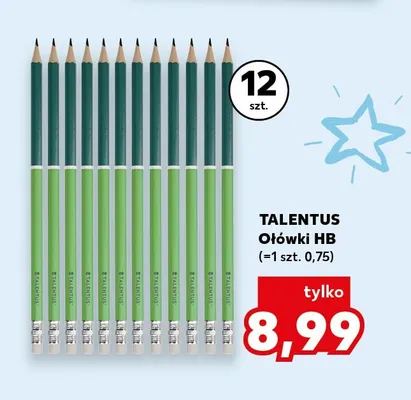 Ołówki HB Talentus 12-pak promocja w BACK TO SCHOOL