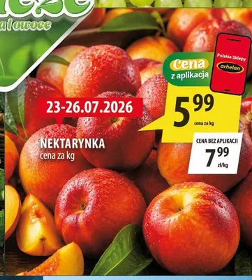 Nektarynka promocja w Arhelan