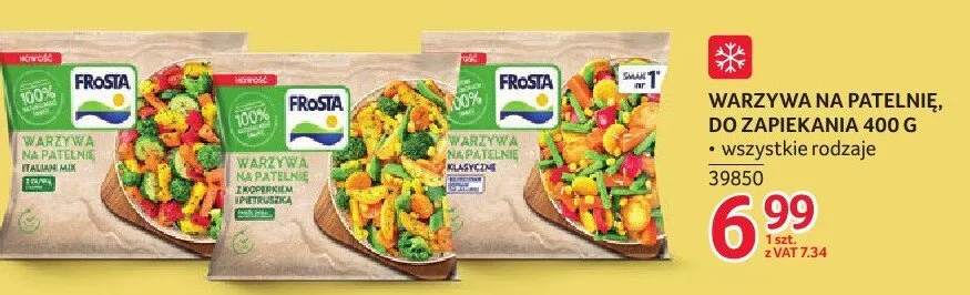 Warzywa na patelnię, do zapiekania 400 g promocja w Selgros