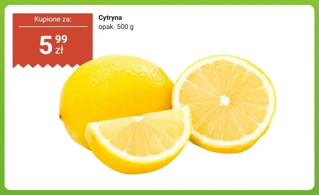 Cytryna promocja w Biedronka