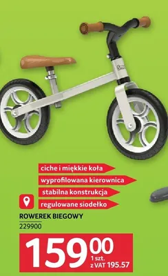 Rowerek biegowy promocja w Selgros