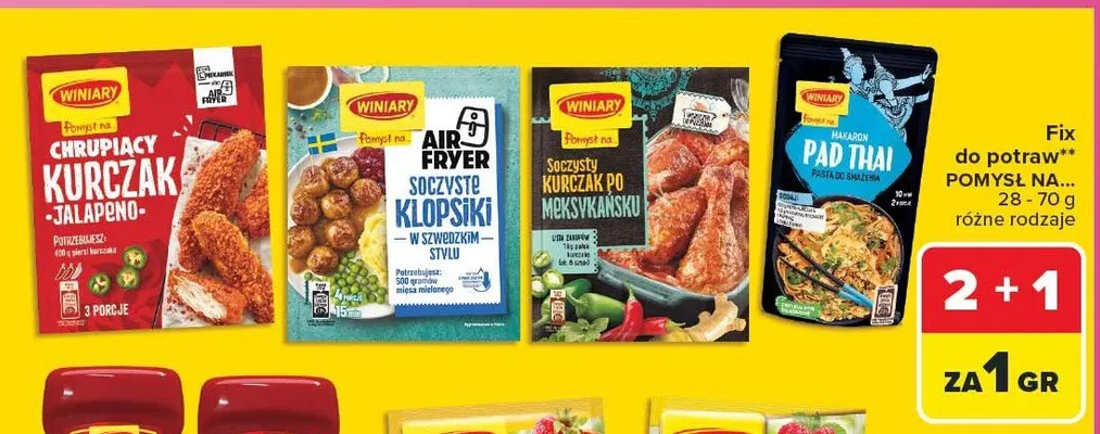 Fix do potraw Winiary Pomysł na... Makaron Pad Thai promocja w Carrefour