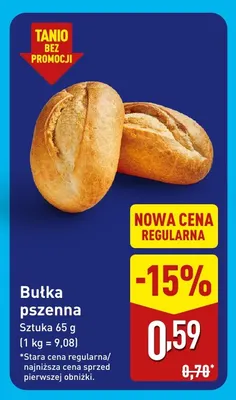 Bułka pszenna promocja w Aldi