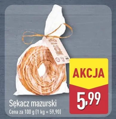 Sękacz mazurski promocja w Aldi