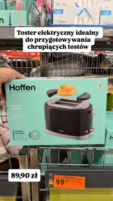 Toster elektryczny Hoffen promocja w Biedronka