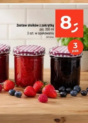 Zestaw słoików z zakrętką promocja w Dealz
