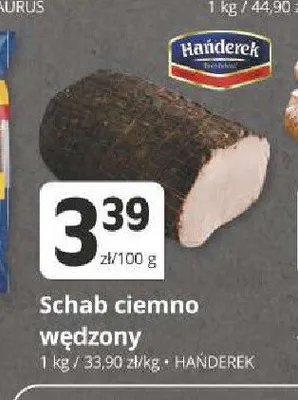 Schab ciemno wędzony Hańderek promocja w Marketvita