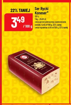Ser Rycki Koneser promocja w POLOmarket