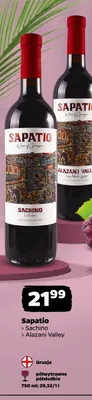Wino czerwone Sapatio Sachino promocja w Netto