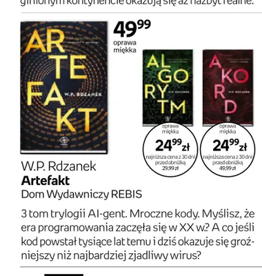 Książka Akord W.P. Rdzanek promocja w Empik