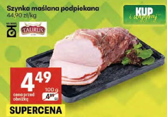 Szynka maślana podpiekana promocja w Delikatesy Centrum