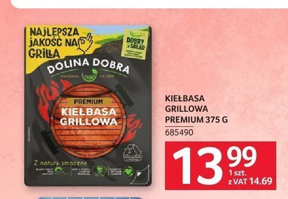 Kiełbasa grillowa Premium Dolina Dobra promocja w Selgros