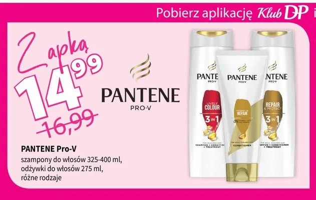 Odżywka do włosów Pantene Pro-V promocja w Drogerie Polskie