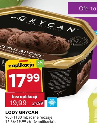 Lody Grycan promocja w Stokrotka