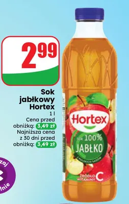 Sok jabłkowy promocja w Dino