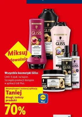 Maska do włosów Gliss 4-in-1 Bond-Building promocja w Lidl
