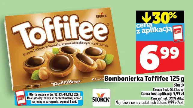 Bombonierka Toffifee promocja w TOPAZ