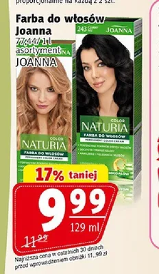 Farba do włosów Joanna Naturia promocja w Prim Market
