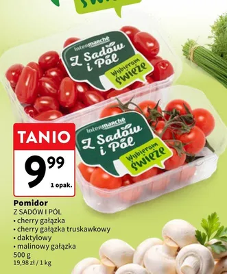 Pomidor cherry gałązka Z Sadów i Pól promocja w Intermarche