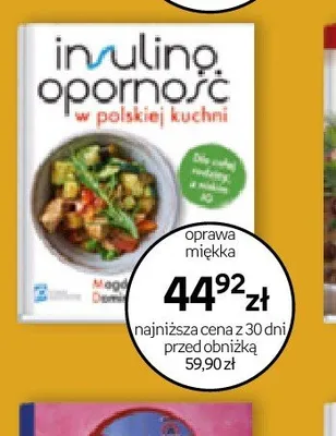 Książka Insulinooporność w polskiej kuchni oprawa miękka promocja w Empik