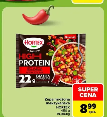 Zupa mrożona meksykańska Hortex promocja w Carrefour